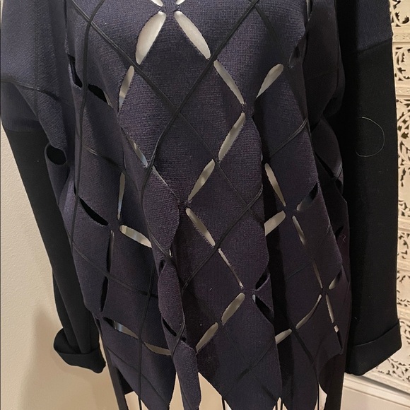 Proenza Schouler navy blue thick wool Knit Sweater - Picture 7 of 11